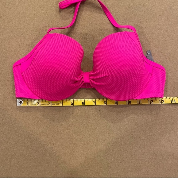 aerie Blakely Hot Pink Bikini Top Size 34D - Picture 9 of 10